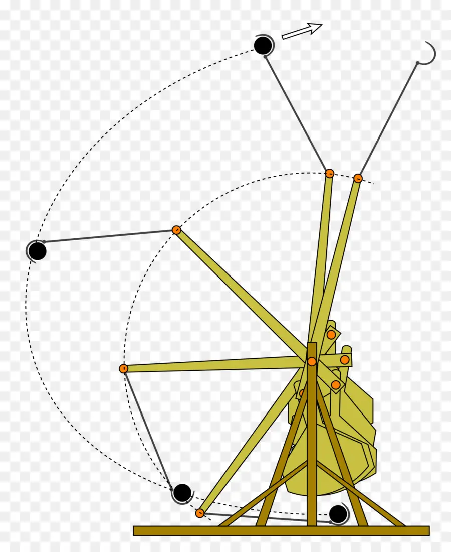 Moyen âge，Trébuchet PNG