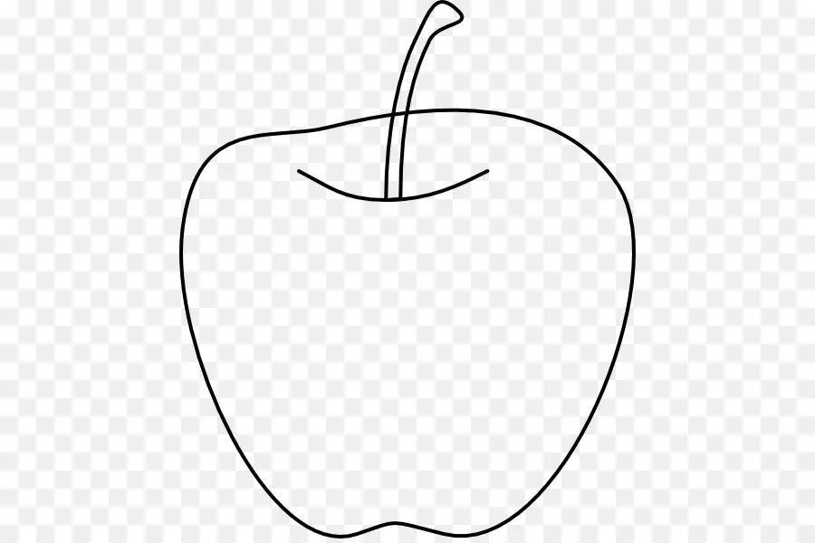 Contour De Pomme，Fruit PNG