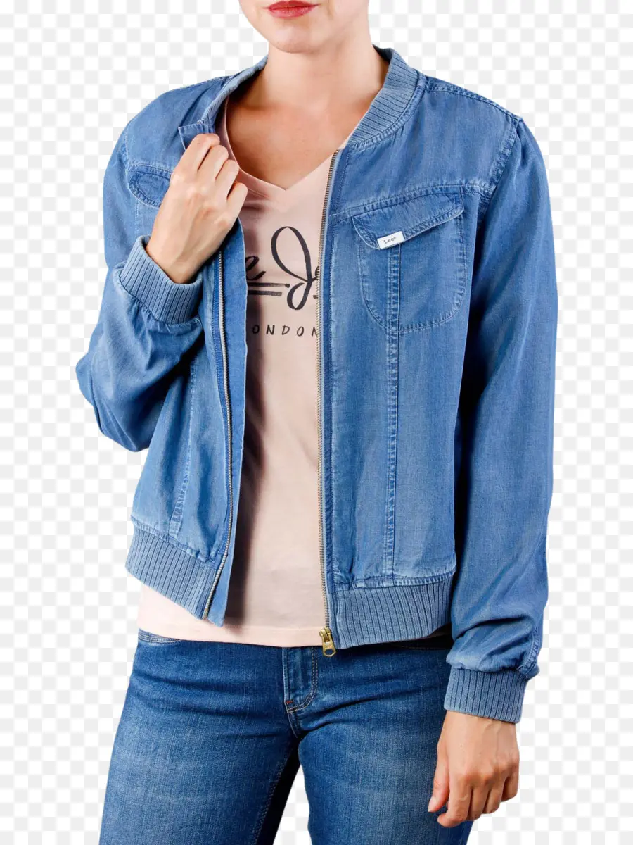 Veste En Jean，Femme PNG