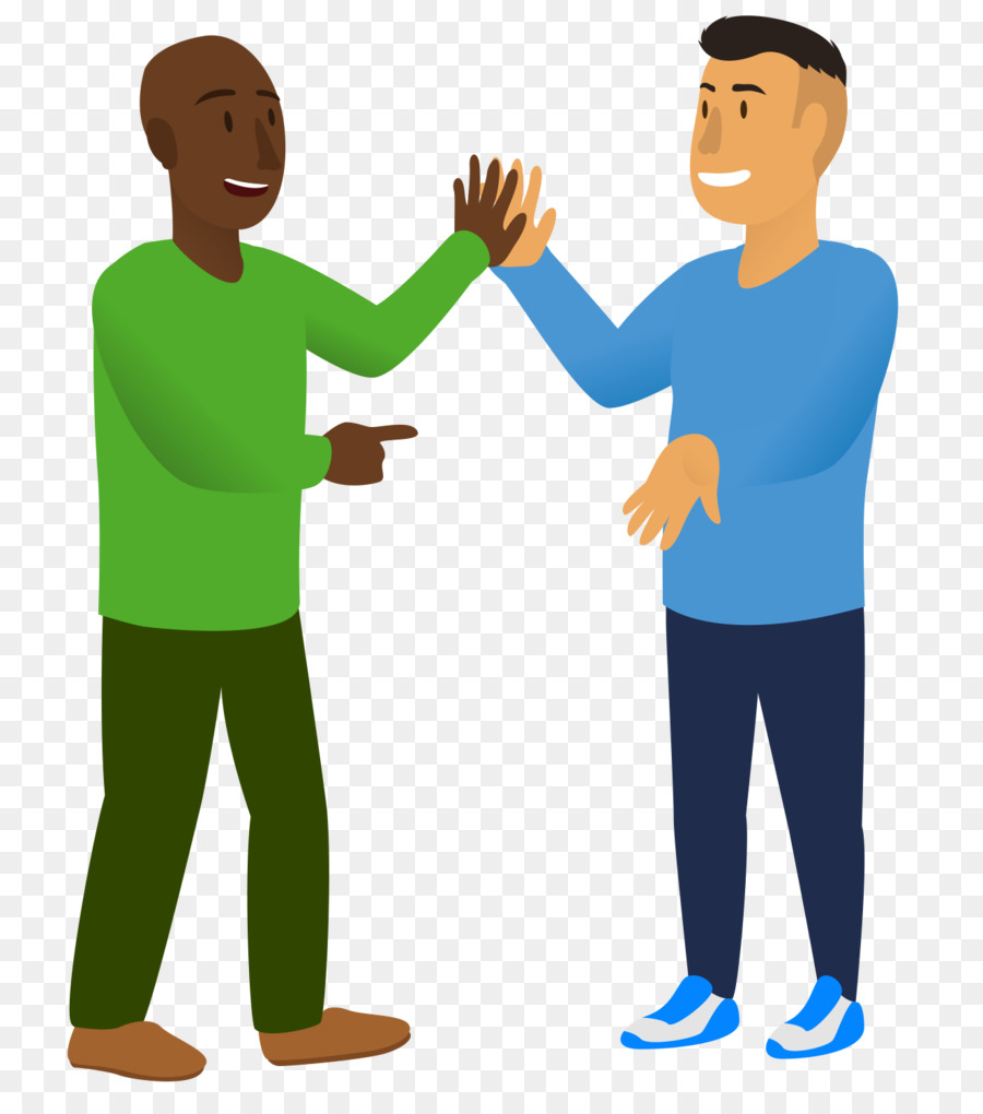 Deux Personnes，High Five PNG