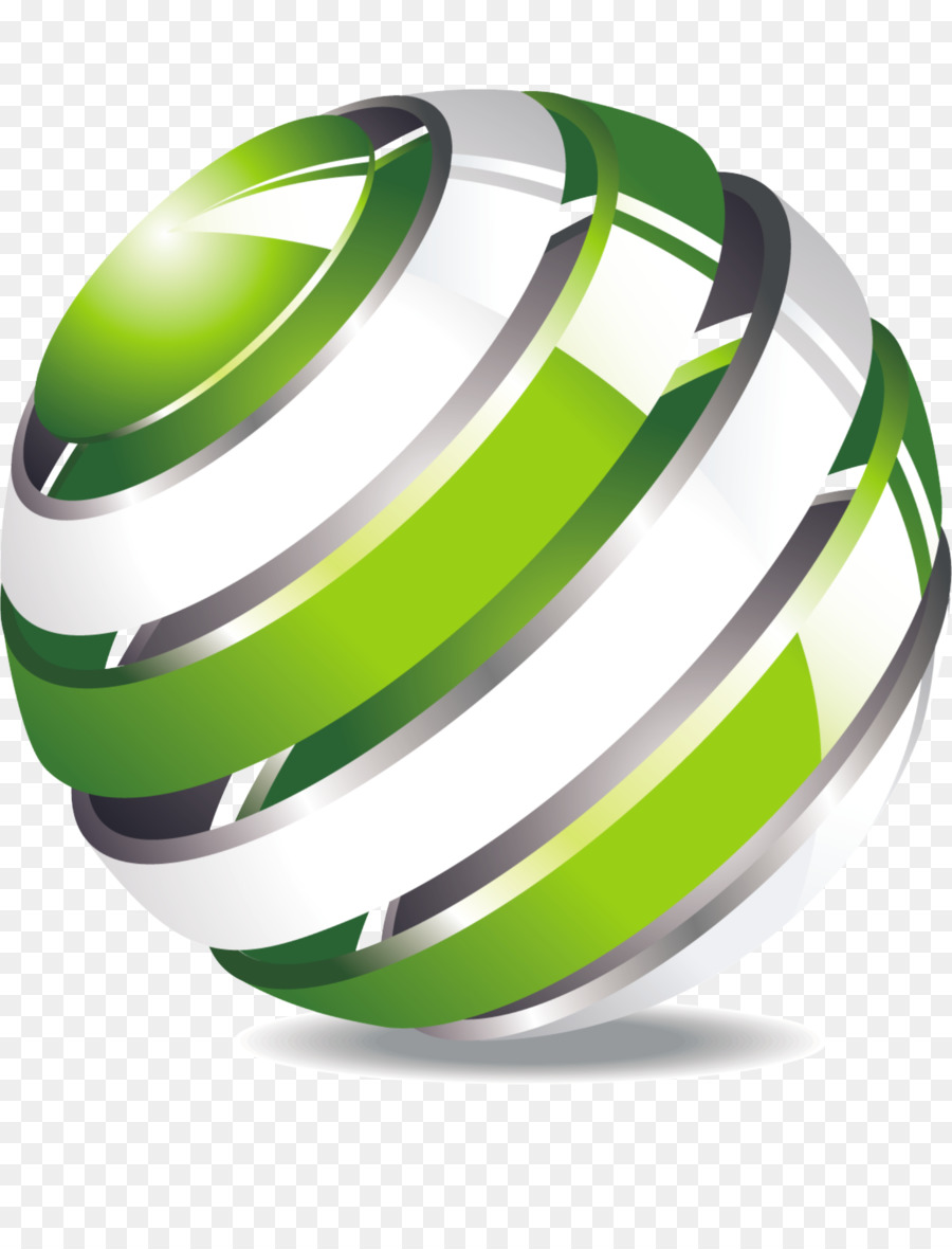 Sphère Verte，3d PNG