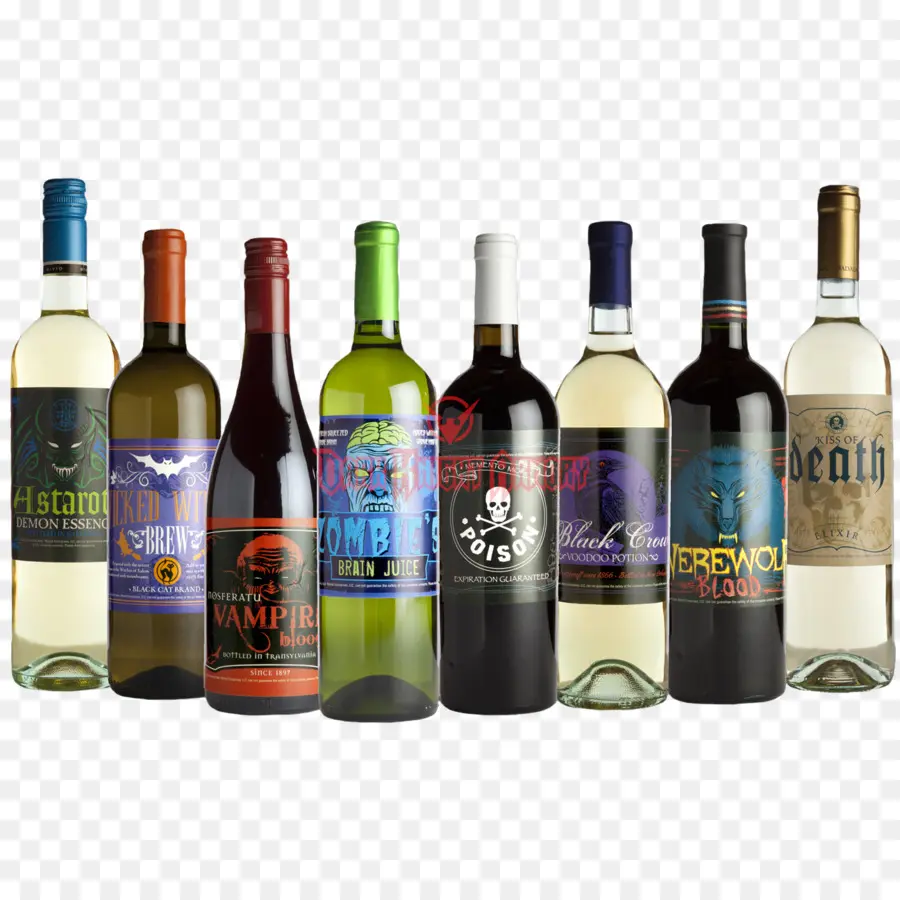 Bouteilles De Vin，Alcool PNG