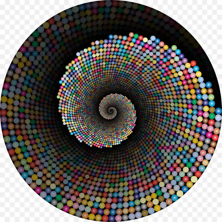 Spirale Colorée，Balles PNG