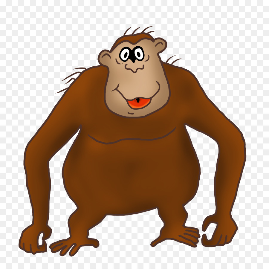 Singe De Dessin Animé，Mignon PNG