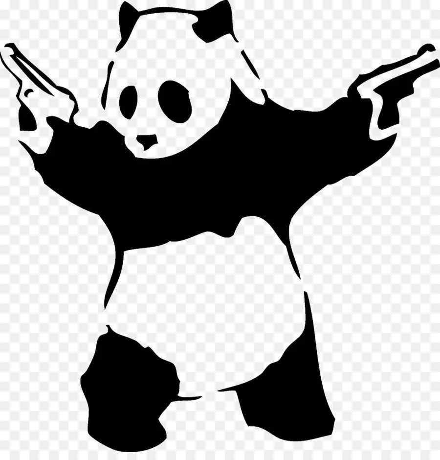 Panda Géant，Arme à Feu PNG