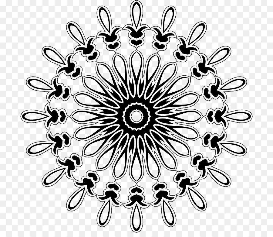 Mandalas，Floral PNG