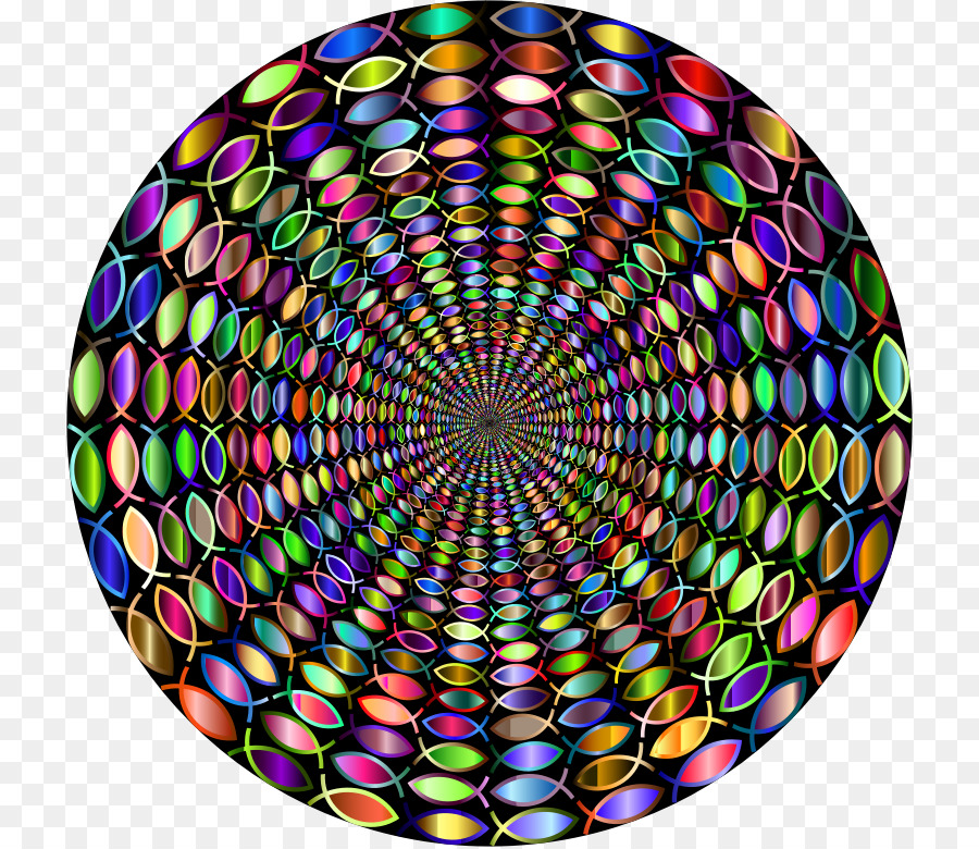 Mandala Coloré，Modèle PNG