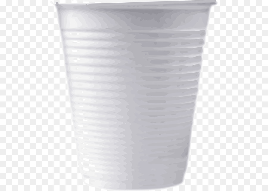 Gobelet En Plastique Blanc，Jetable PNG