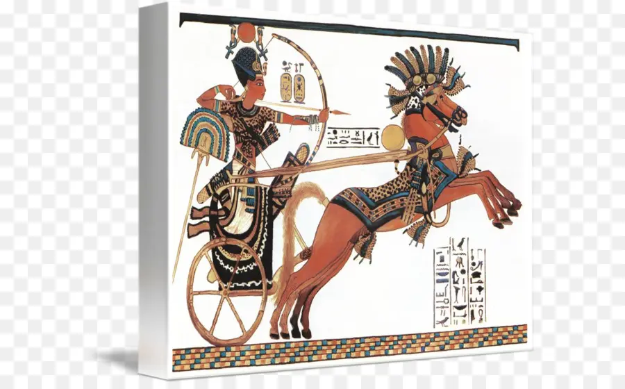 Char égyptien Antique，Pharaon PNG