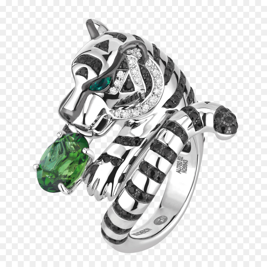 Bague Tigre，Émeraude PNG