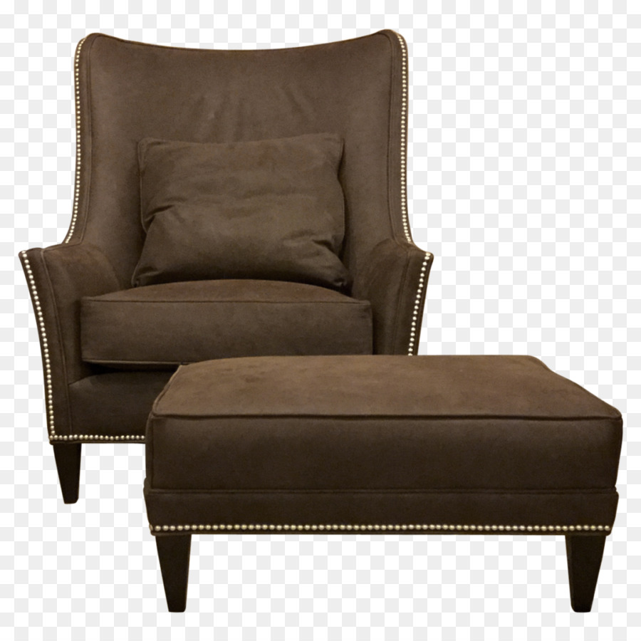 Fauteuil En Cuir，Brun PNG