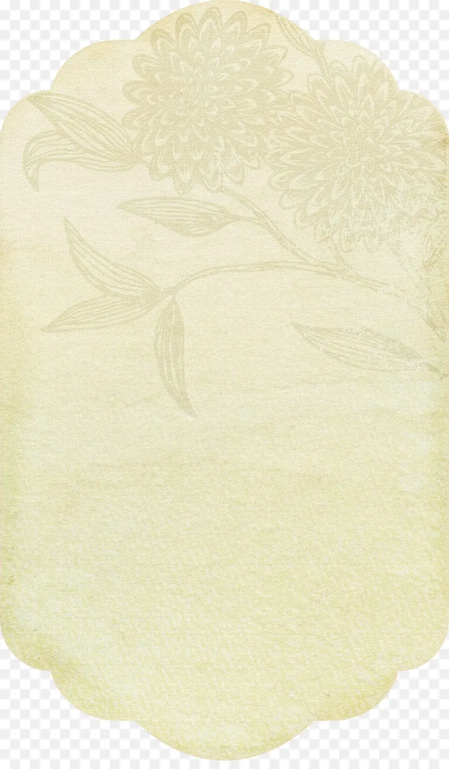 Papier Vintage，Floral PNG