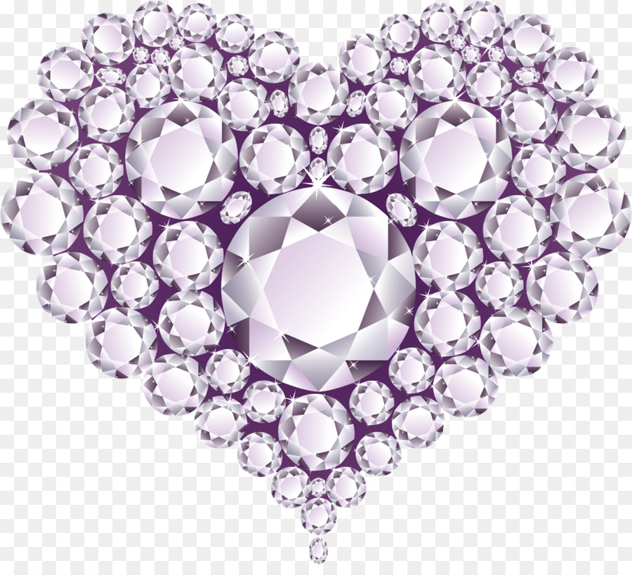 Diamants En Forme De Coeur，Gemmes PNG