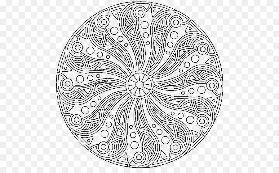 Mandala，Livre De Coloriage PNG