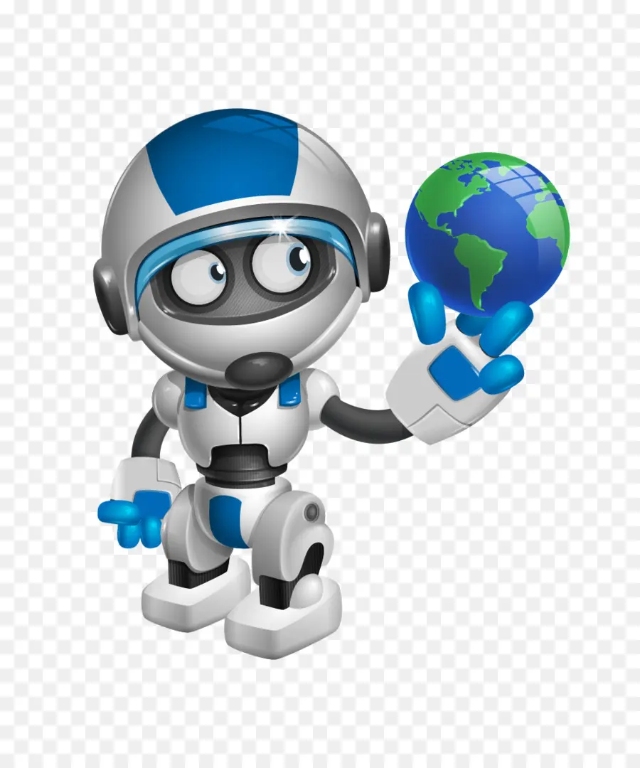 Robot，Globe PNG