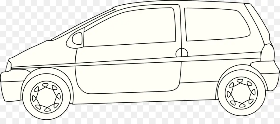 Voiture Simple，Gris PNG