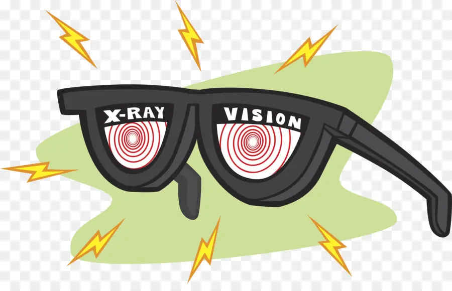 Lunettes à Rayons X，Vision PNG