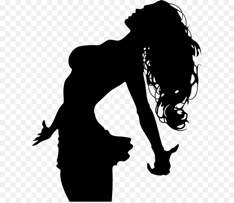 Femme Silhouette，Pose PNG