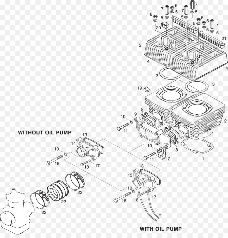 Schéma Du Moteur，Parties PNG