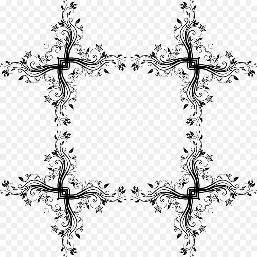 Motif Floral，Ornement PNG