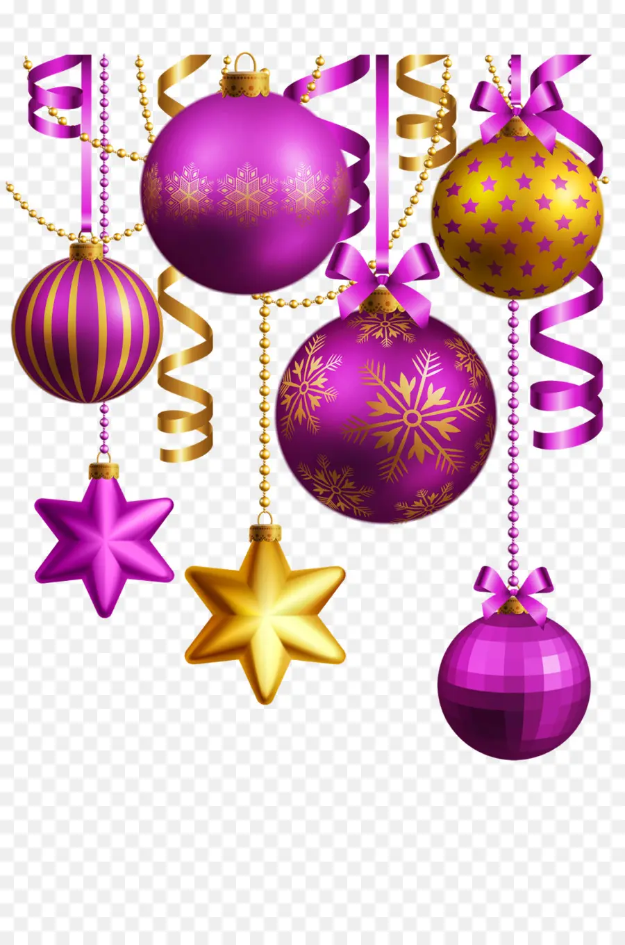 Ornements De Noël，Boules PNG