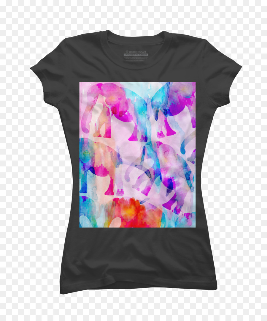 Peinture à L Aquarelle，Tshirt PNG