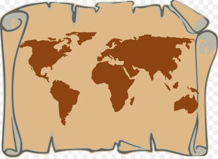 Carte Du Monde，Continents PNG