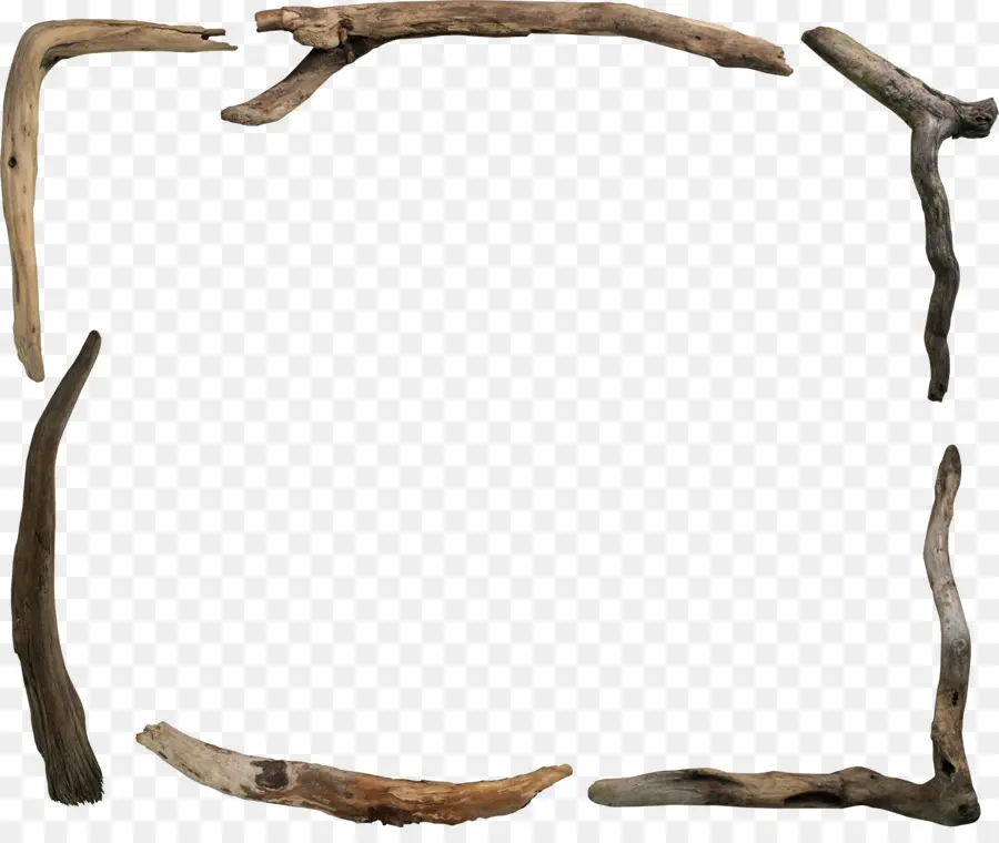 Cadre En Bois，Bâtons PNG