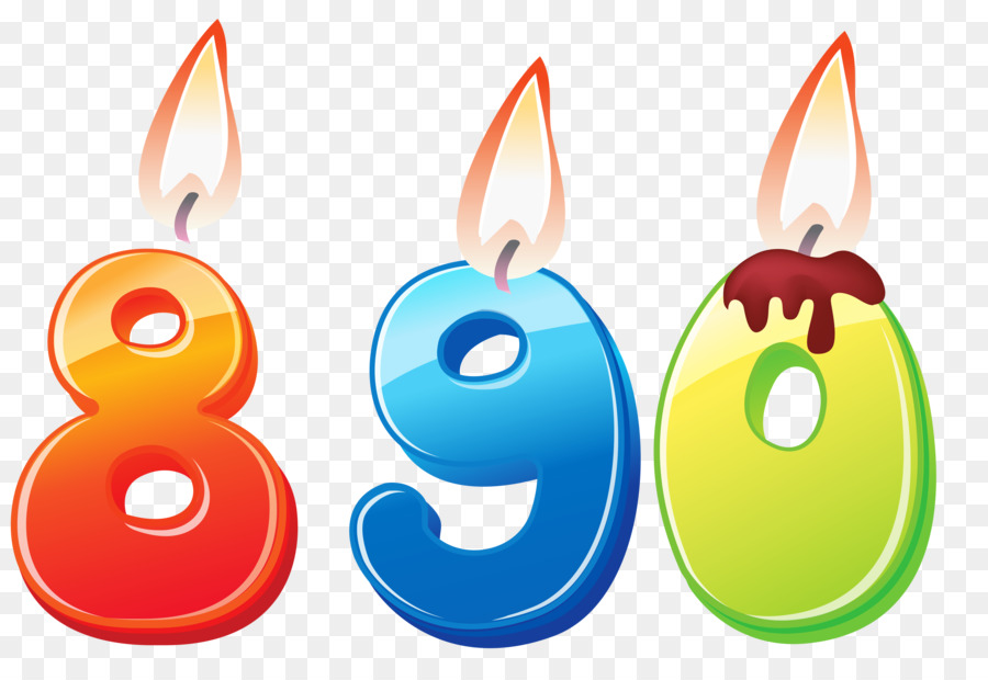 Bougies D'anniversaire，Nombres PNG