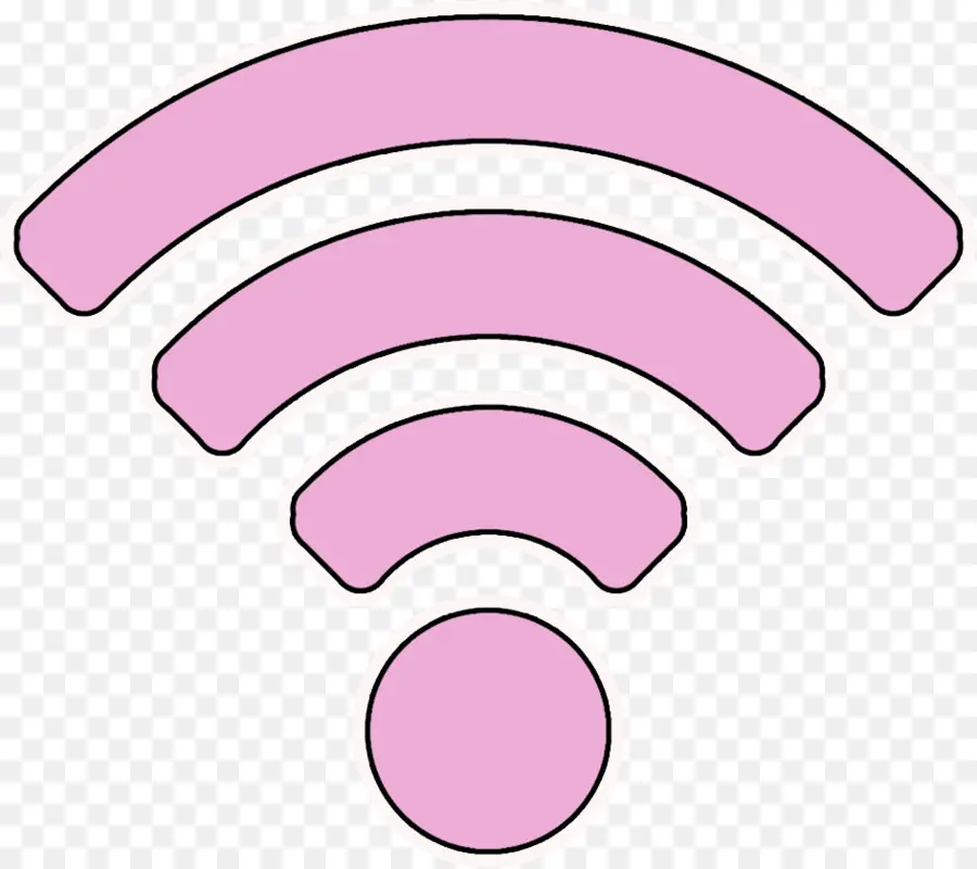 Symbole Wifi Noir，Signal PNG