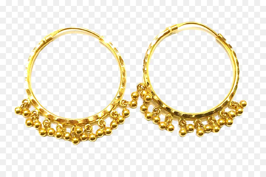 Boucles D'oreilles En Or，Accessoire PNG