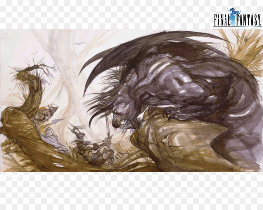 Final Fantasy，L Art De Yoshitaka Amano PNG