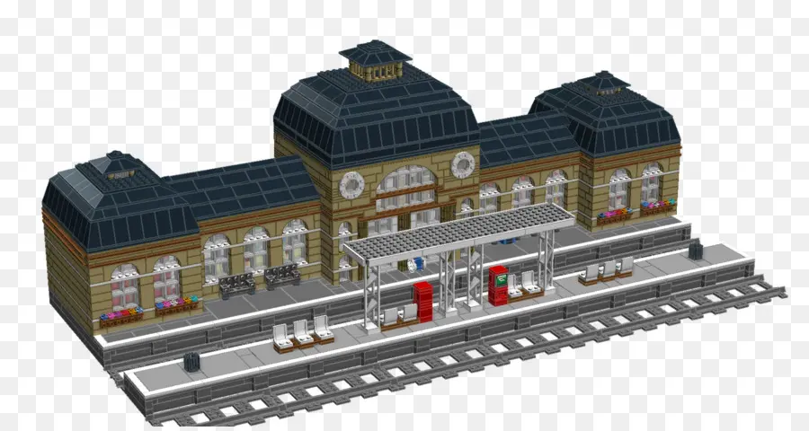 Gare Lego，Bâtiment PNG