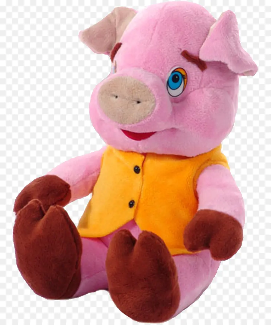 Cochon Rose，Animal En Peluche PNG