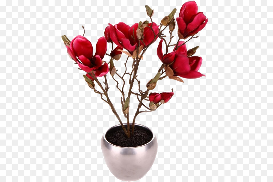 Fleurs Roses，Vase PNG