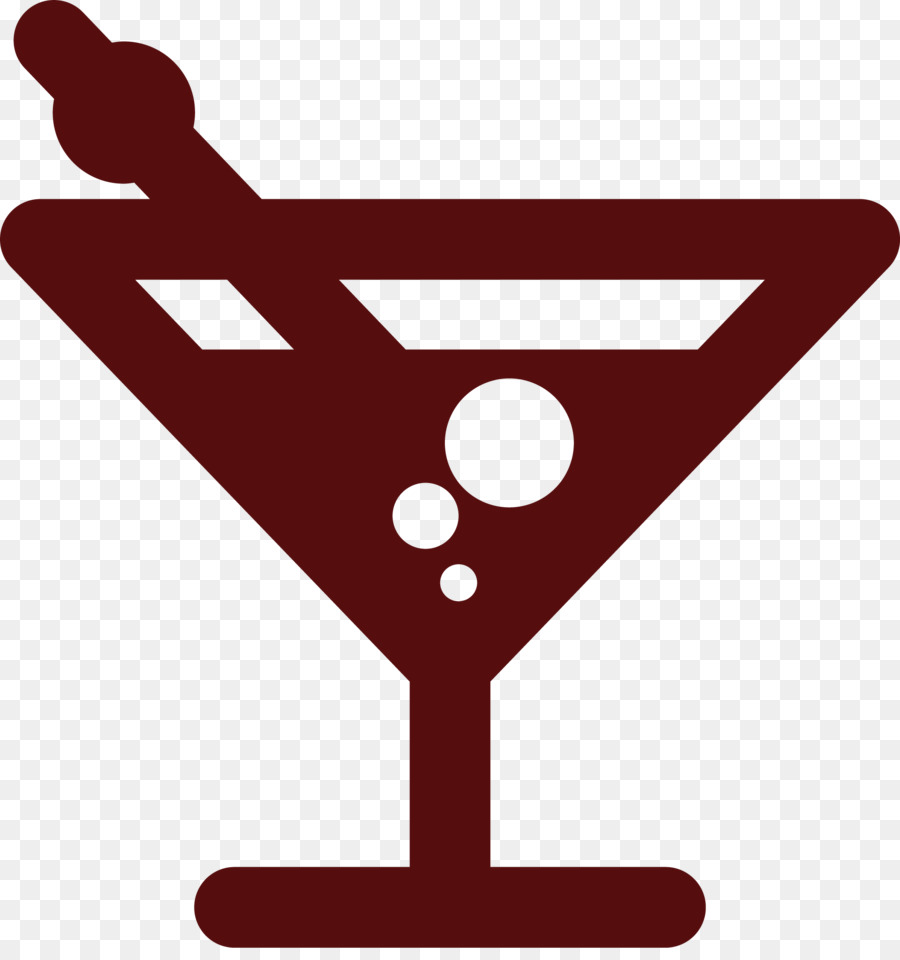 Verre à Cocktail，Paille PNG