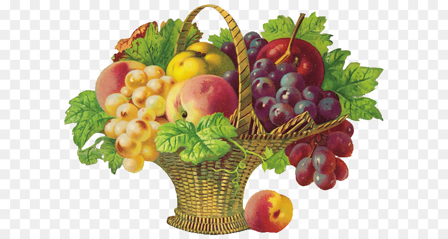 Panier De Fruits，Panier PNG