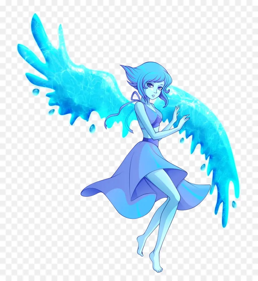 Personnage Aux Ailes Bleues，Ailes PNG