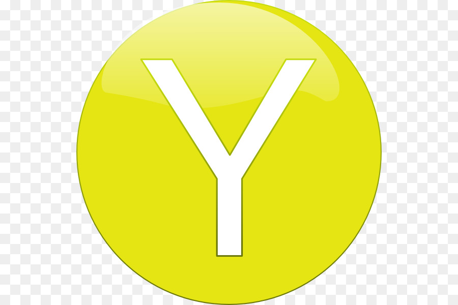 Jaune Y，Alphabet PNG