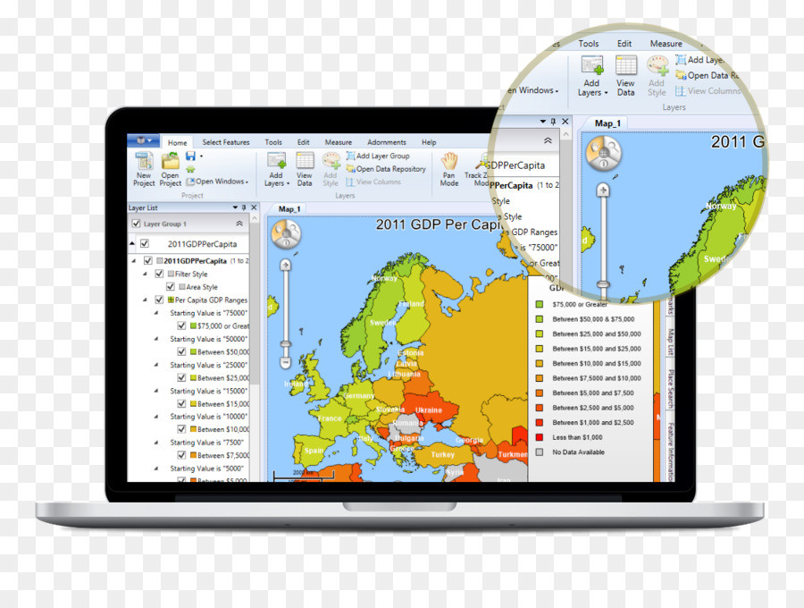 Système D Information Géographique，Carte PNG