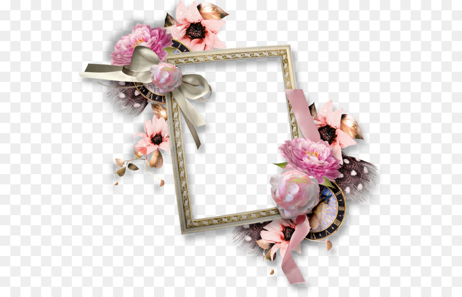 Cadre Décoratif，Fleurs PNG