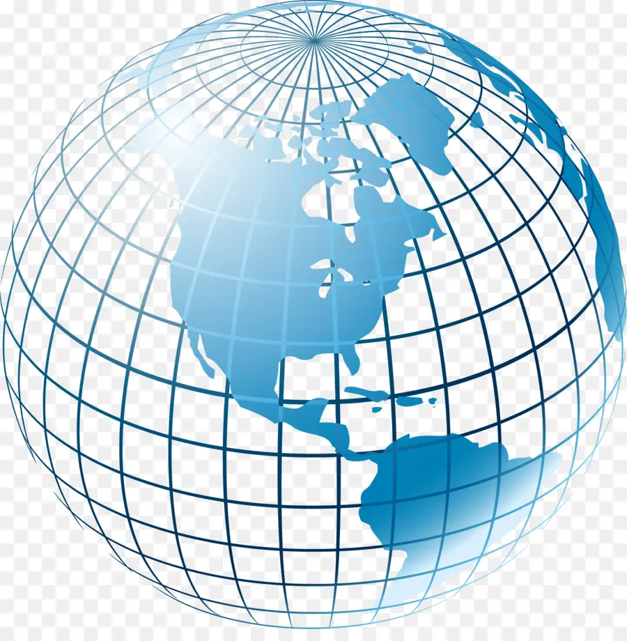 Globe，Bleu PNG