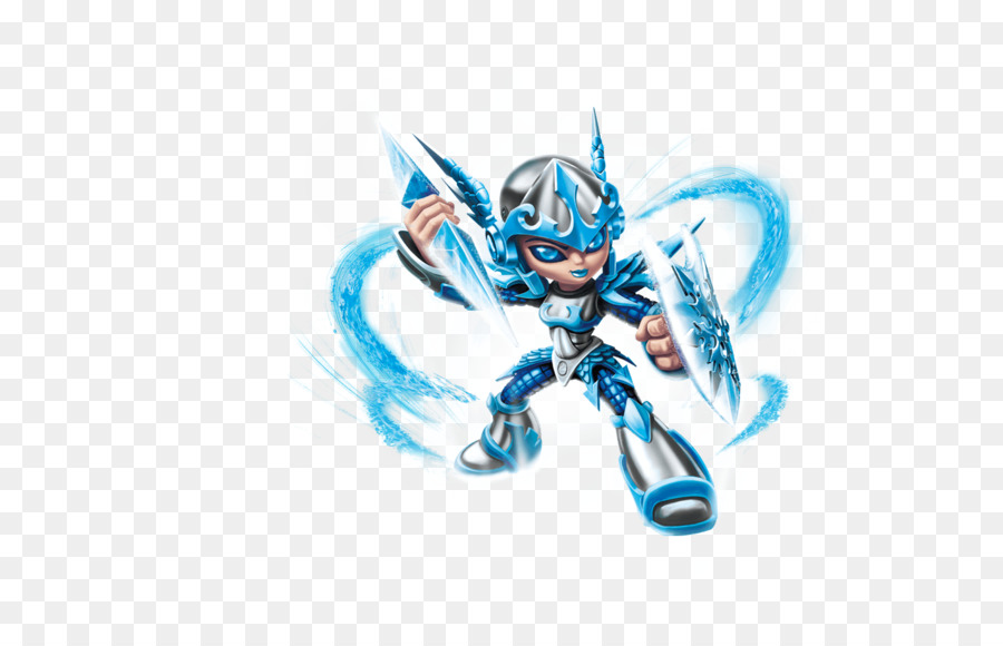 Personnage Sur Le Thème De La Glace，Bleu PNG