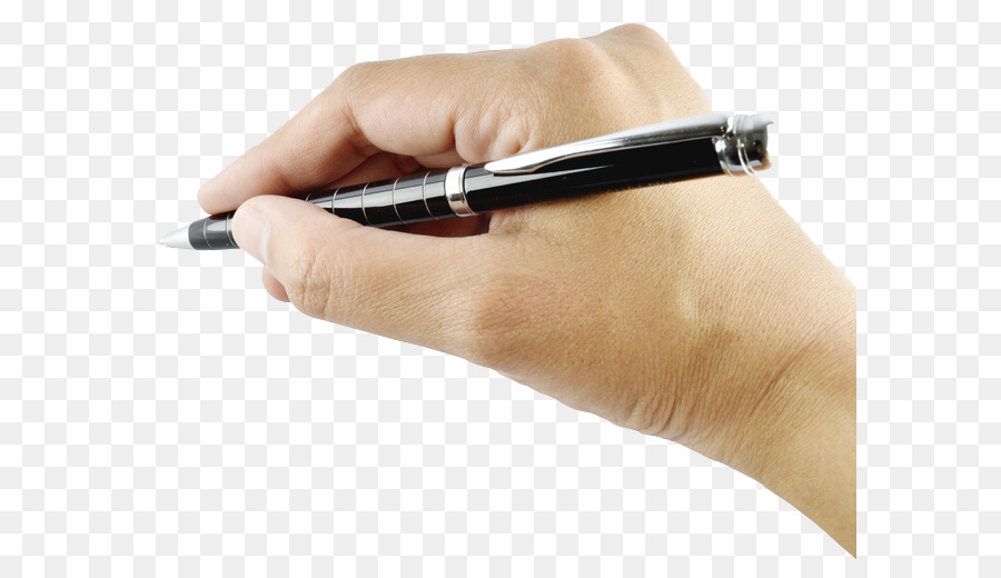 Main Avec Un Stylo，En écrivant PNG