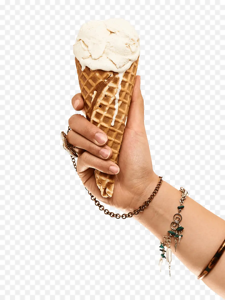 Cornet De Crème Glacée，Dessert PNG