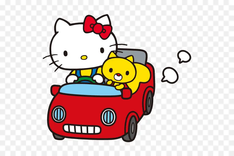 Bonjour Kitty，Voiture PNG