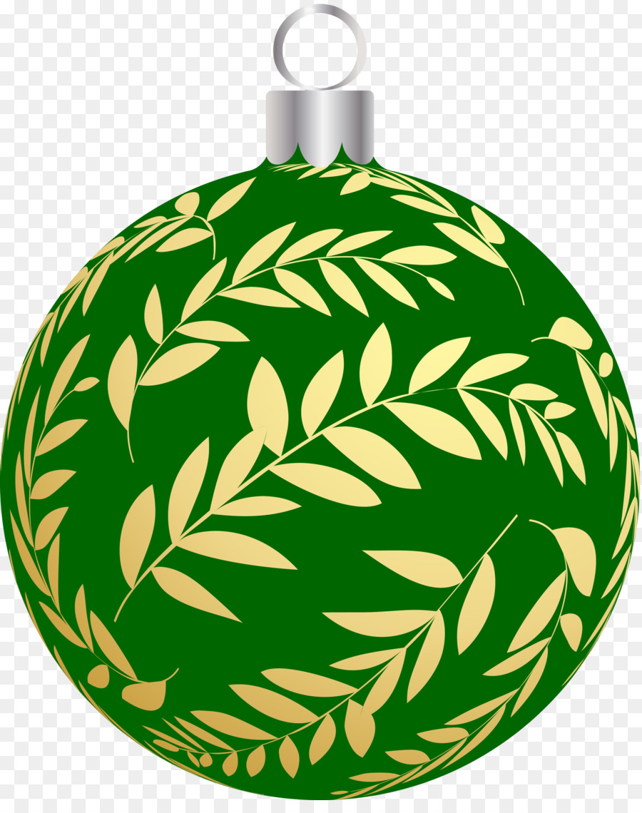 Ornement Vert，Noël PNG