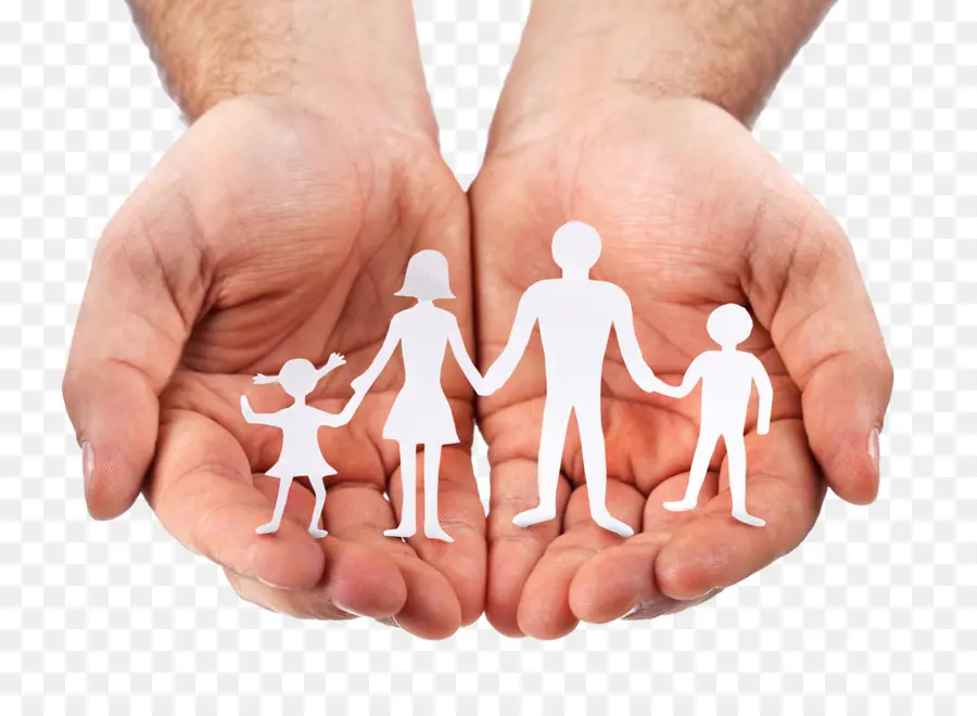 Famille De Papier，Mains PNG