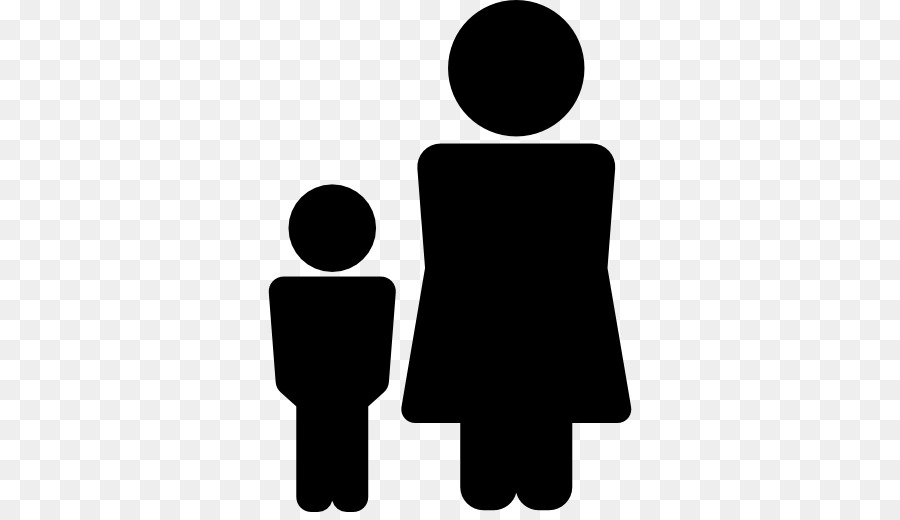 Femme Et Enfant，Silhouette PNG