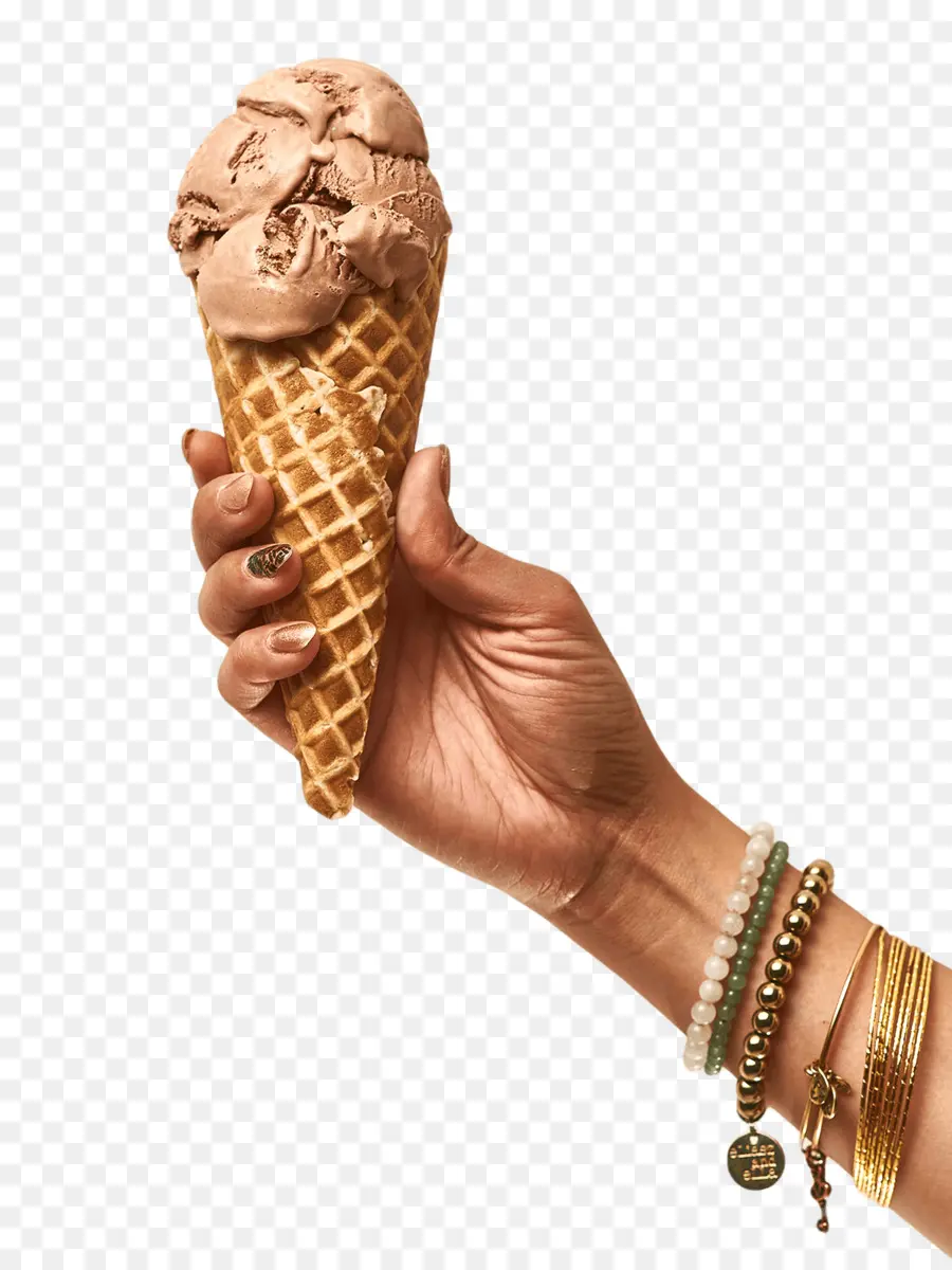 Cornet De Crème Glacée，Dessert PNG